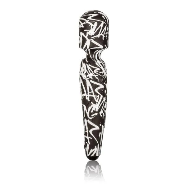 Hype Massager Body Massage Wand Black White Hype Vibrators Hype Massager Body Massage Wand Black White Hype Vibrators