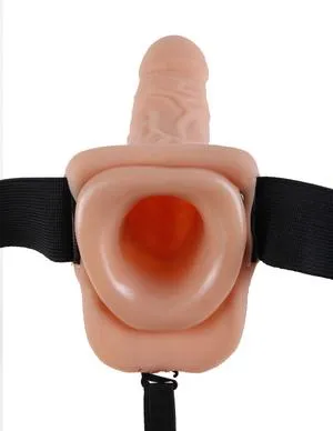 Pipedream Female Sex Toys Fetish Fantasy 7 Inches Hollow Strap On Balls Beige Pipedream Female Sex Toys Fetish Fantasy 7 Inches Hollow Strap On Balls Beige