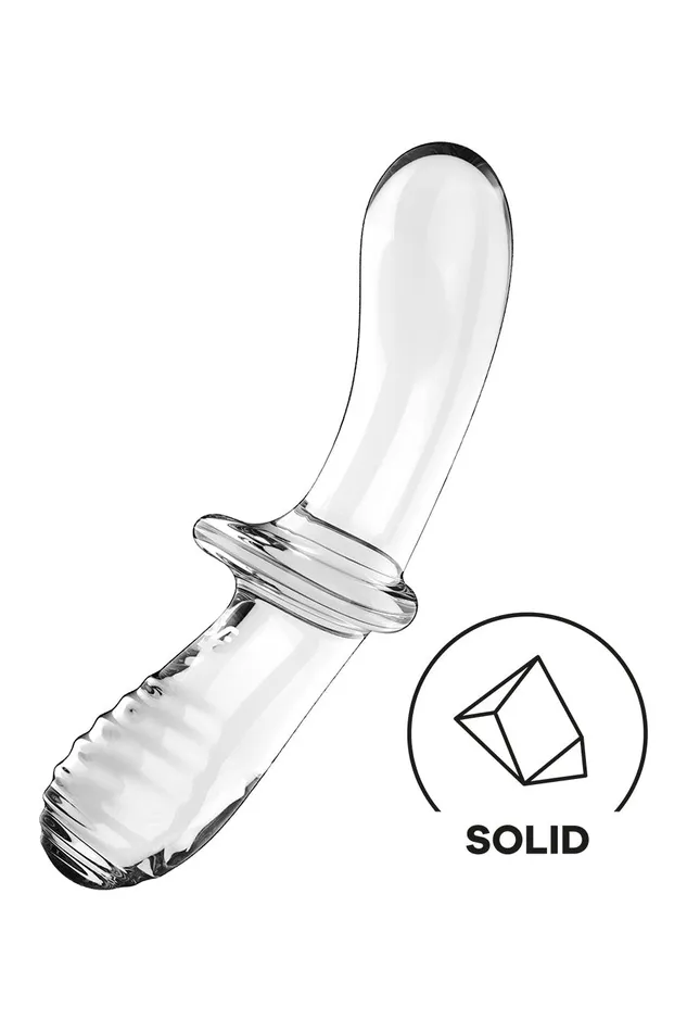 SL Dildos Double Crystal Transparent