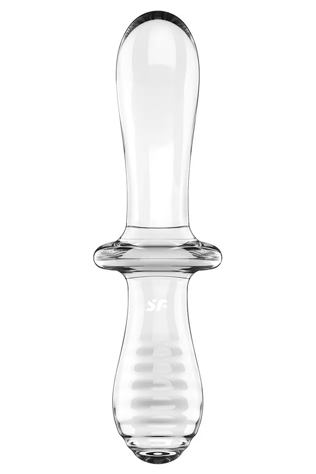 SL Dildos Double Crystal Transparent