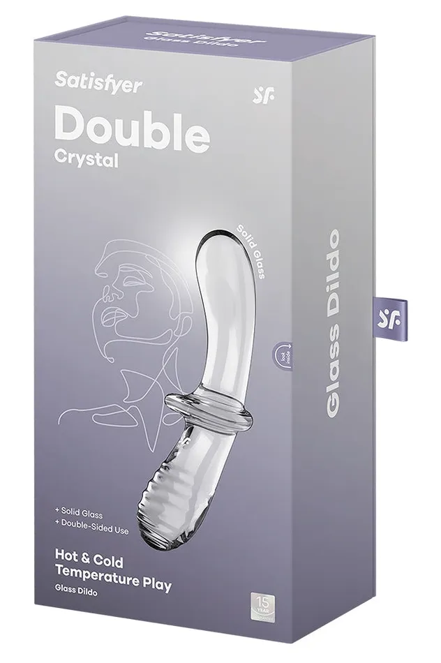 SL Dildos Double Crystal Transparent