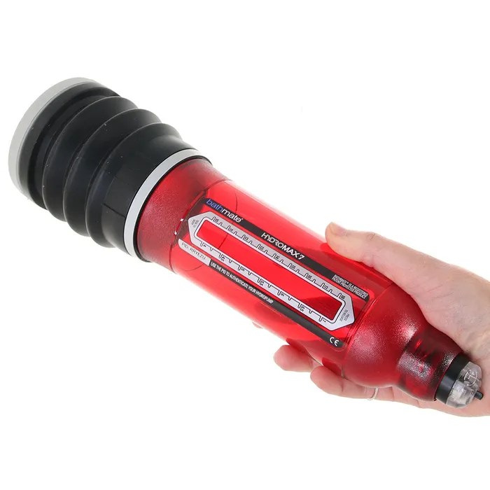 Nalpac Male Sex Toys Bathmate Hydromax7 Red Penis Pump