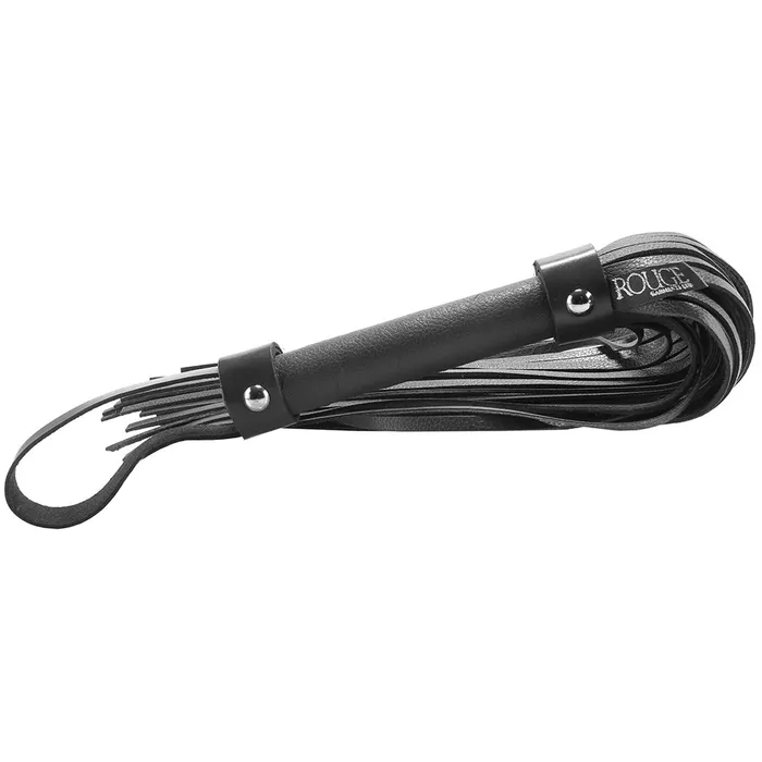 Rouge Flogger HStyle Leather Black Nalpac Restraints Rouge Flogger HStyle Leather Black Nalpac Restraints
