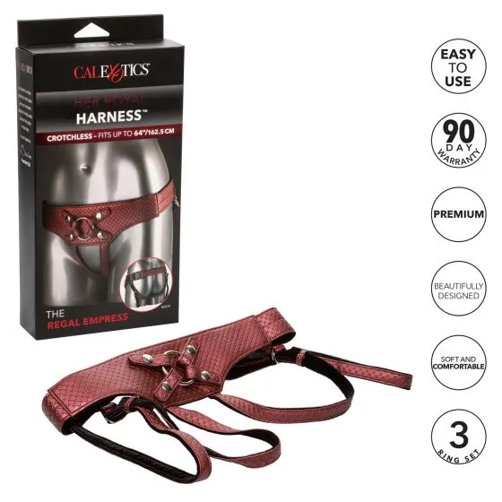 Calexotics Her Royal Harness The Regal Empress Female Sex Toys