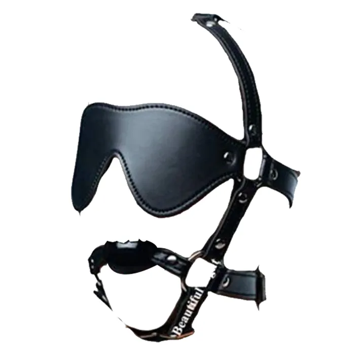 Gags Ball Gag Head Harness Mask Muzzle Blindfold Bondage Kink Bdsm Fetish Restraints House of Dasein Couples