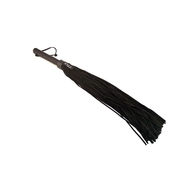 Rouge Group LTD Restraints Rouge Flogger Suede WLeather Handle Blk