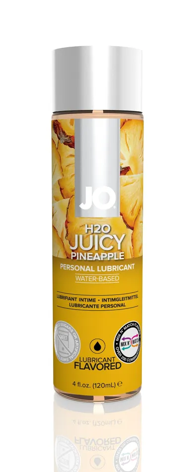 System Jo Lubricants System Jo H2O Flavored Lubricant Juicy Pineapple Water Based Lubricant Size 4 Oz System Jo Lubricants System Jo H2O Flavored Lubricant Juicy Pineapple Water Based Lubricant Size 4 Oz