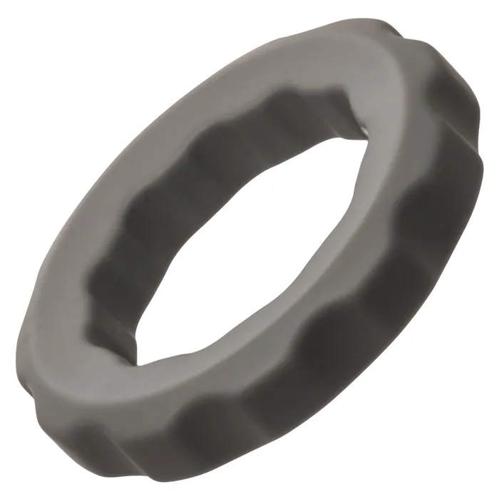 CalExotics Alpha Liquid Silicone Erect Ring Gray Male Sex Toys CalExotics Alpha Liquid Silicone Erect Ring Gray Male Sex Toys