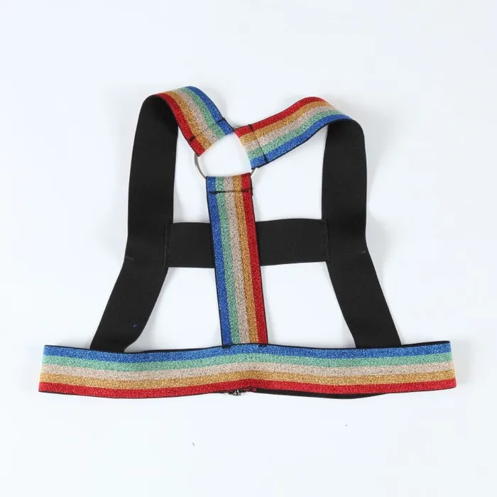 EVEs SECRETS Male Sex Toys Mens Chest Harness Bondage Sexy Male Hollow Out Elastic Straps Erotic Male Costume
