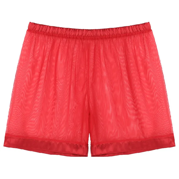 Male Sex Toys Mens SeeThrough Nightwear Lounge Mesh Boxer Shorts for Men Male Sexy Underwear EVEs SECRETS