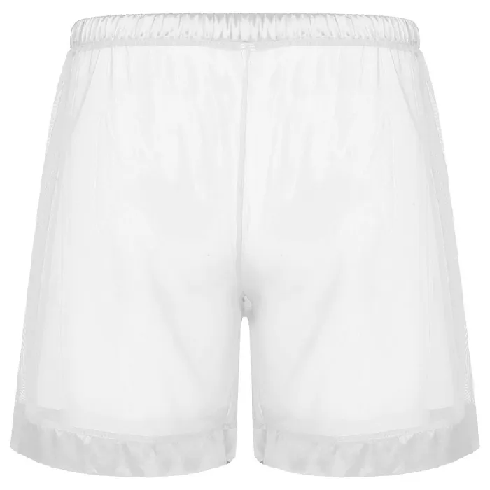 Male Sex Toys Mens SeeThrough Nightwear Lounge Mesh Boxer Shorts for Men Male Sexy Underwear EVEs SECRETS