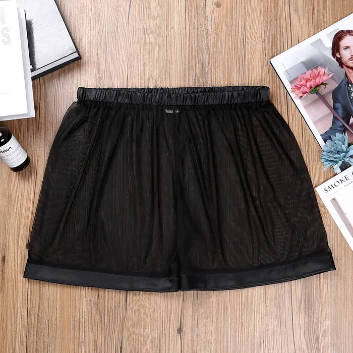 Male Sex Toys Mens SeeThrough Nightwear Lounge Mesh Boxer Shorts for Men Male Sexy Underwear EVEs SECRETS