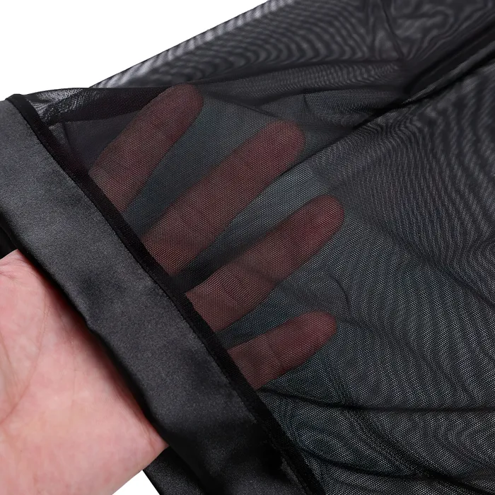 Male Sex Toys Mens SeeThrough Nightwear Lounge Mesh Boxer Shorts for Men Male Sexy Underwear EVEs SECRETS