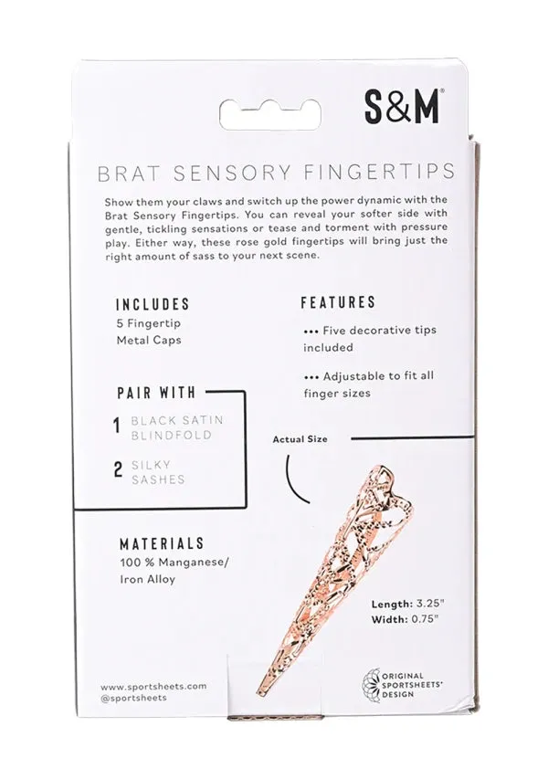 Sex Mischief Brat Sensory Fingertips SportSheets Couples