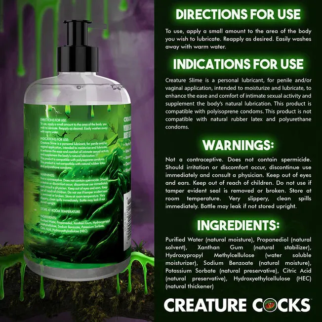 XR Brands Lubricants Creature Sime Water Based Lubricant 16oz