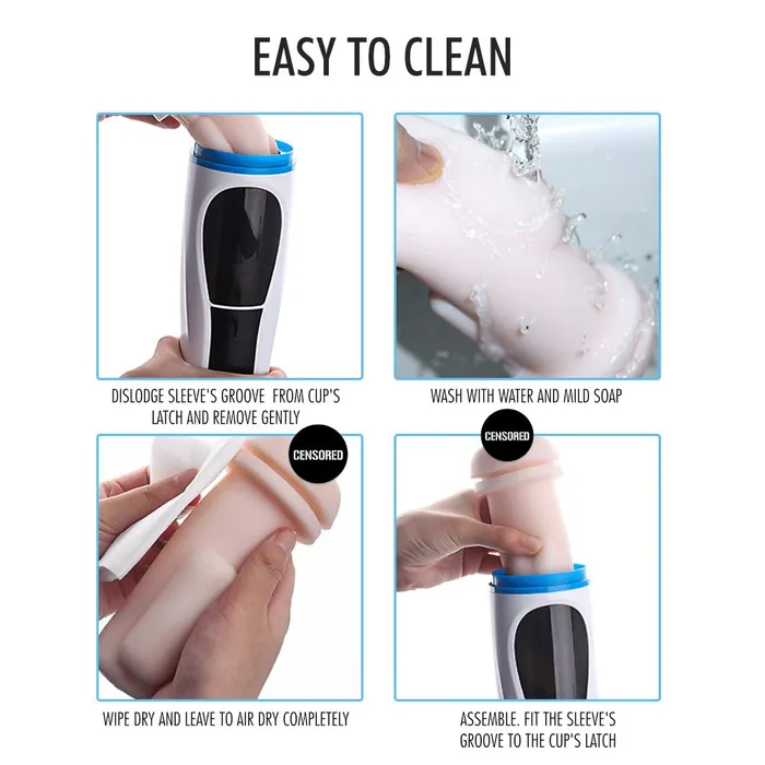 FRISKY BUSINESS SG Male Sex Toys Harley Automatic Manual Stroker