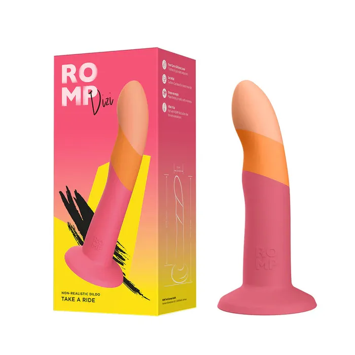 Romp Female Sex Toys ROMP Dizi GSpot PSpot Dildo
