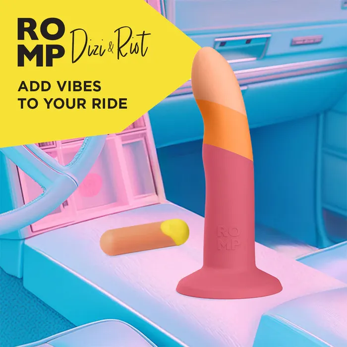 Romp Female Sex Toys ROMP Dizi GSpot PSpot Dildo