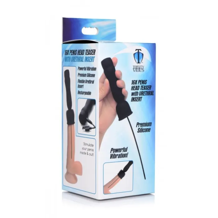 Trinity for Men Trinity For Men 16x Penis Head Teaser With Urethral Sound Male Sex Toys