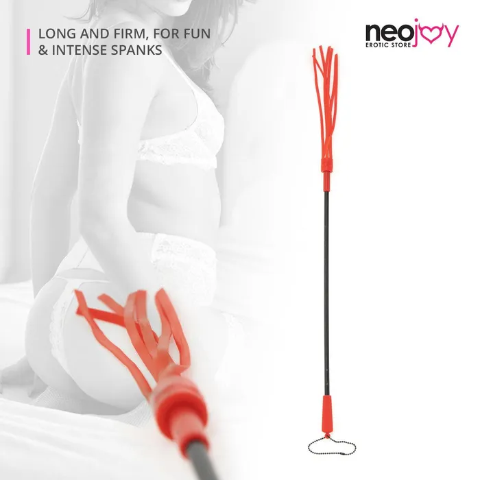 Anal Neojoy Neojoy Flogger Bondage Spanker Silicone Orange 1968 inch 50cm