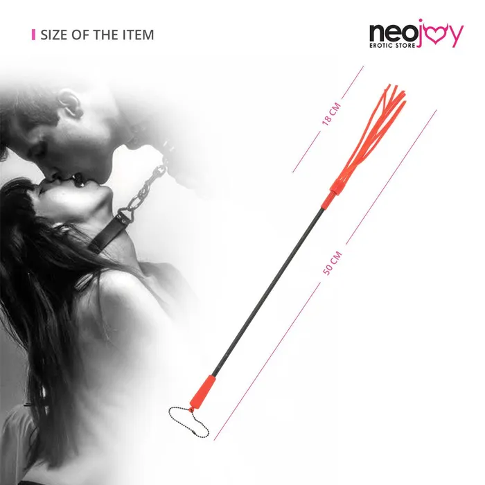 Anal Neojoy Neojoy Flogger Bondage Spanker Silicone Orange 1968 inch 50cm