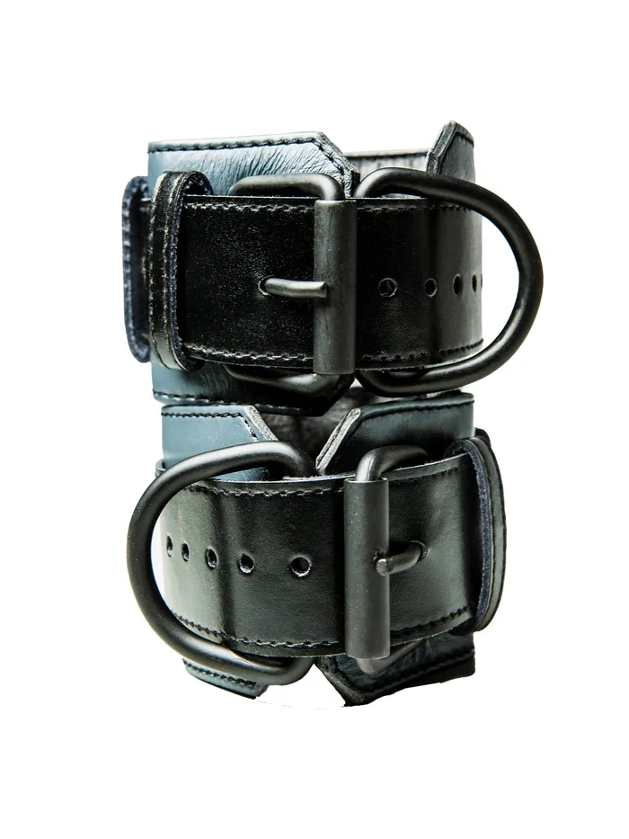 Bulldog Bondage Cuffs BlackGrey One Size HonourSkintwocom Restraints