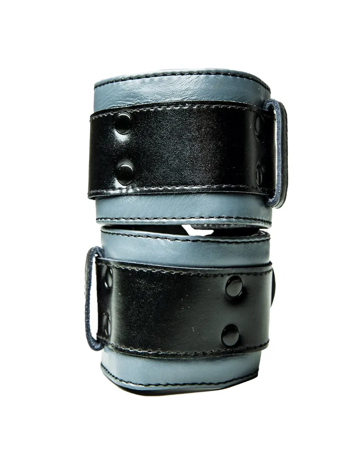 Bulldog Bondage Cuffs BlackGrey One Size HonourSkintwocom Restraints Bulldog Bondage Cuffs BlackGrey One Size HonourSkintwocom Restraints