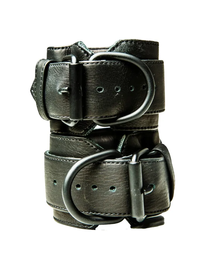 Bulldog Bondage Cuffs BlackGrey One Size HonourSkintwocom Restraints Bulldog Bondage Cuffs BlackGrey One Size HonourSkintwocom Restraints