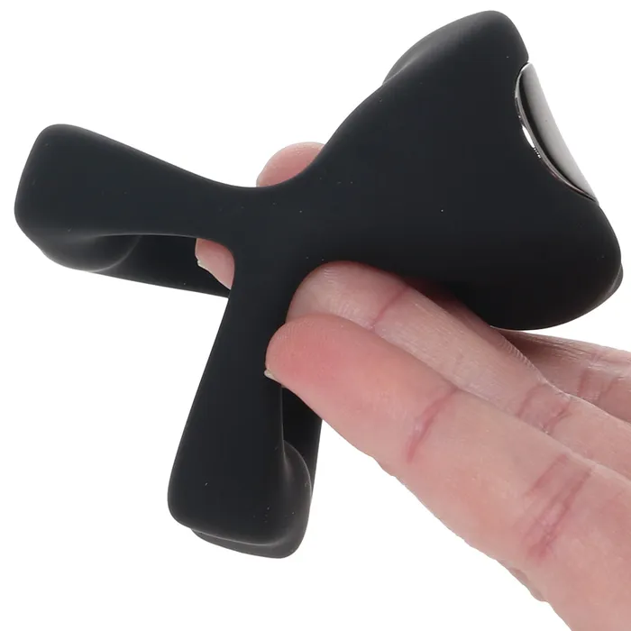 Couples ns novelties Techno Strobe Vibrating Cock Ring in Black