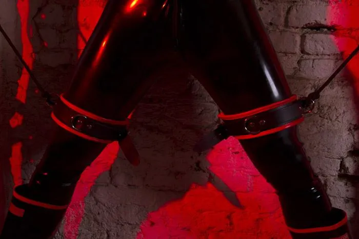 Fetters Restraints Padded Leather Thigh Cuffs