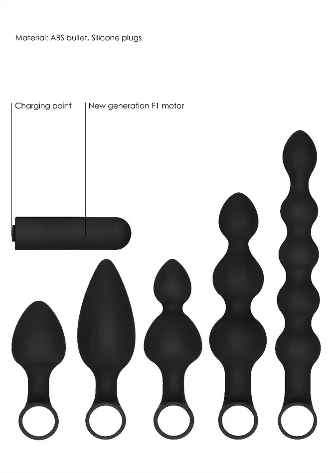 HonourSkintwocom Anal Rechargeable Silicone Anal Set
