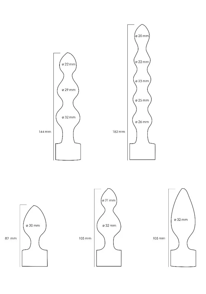 HonourSkintwocom Anal Rechargeable Silicone Anal Set