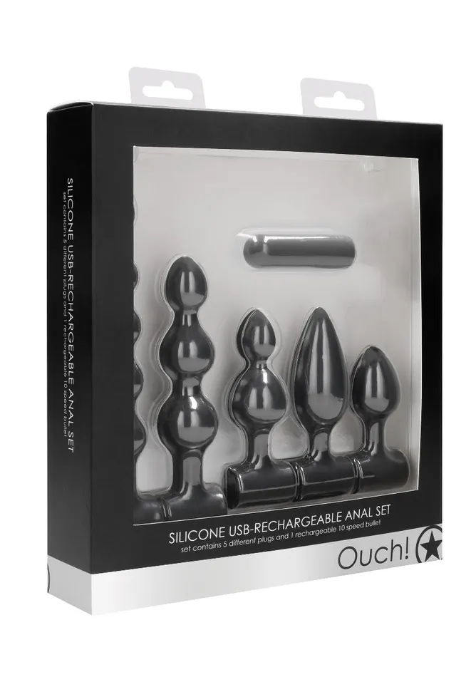 HonourSkintwocom Anal Rechargeable Silicone Anal Set