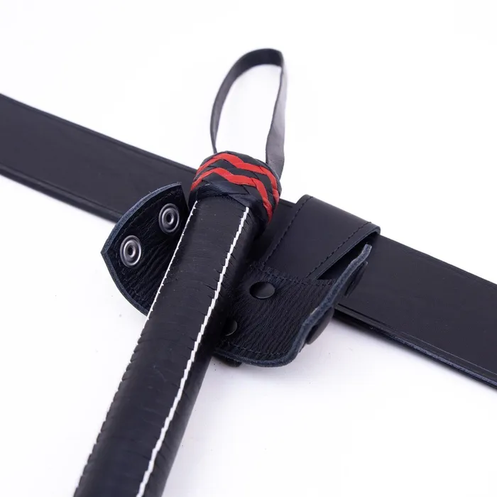 Leather Flogger Belt Holder Rufstok Restraints