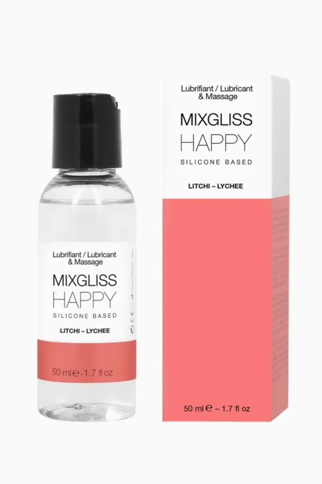 Lubricants Mixgliss Happy Litchi SiliconeBased Lubricant