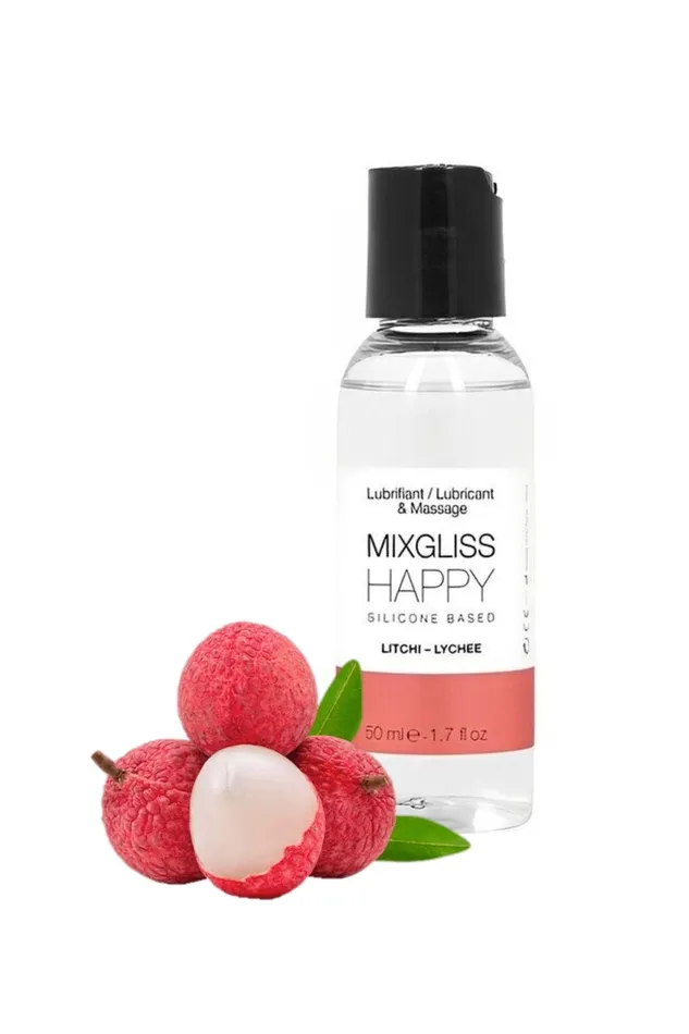 Lubricants Mixgliss Happy Litchi SiliconeBased Lubricant