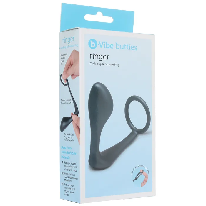 Male Sex Toys Butties Ringer Cock Ring Prostate Plug BVibe