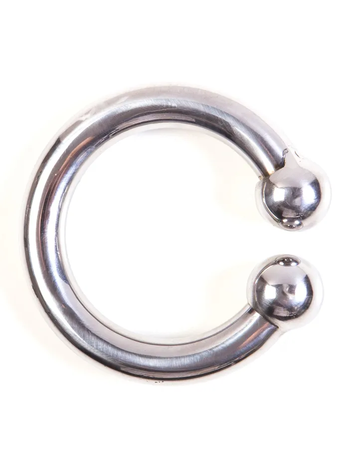 Male Sex Toys HonourSkintwocom Ball Ended Steel Cock Ring
