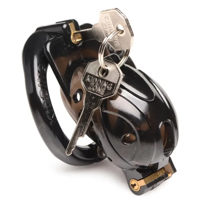 Male Sex Toys Master Series Lockdown Customizable Chastity Cage