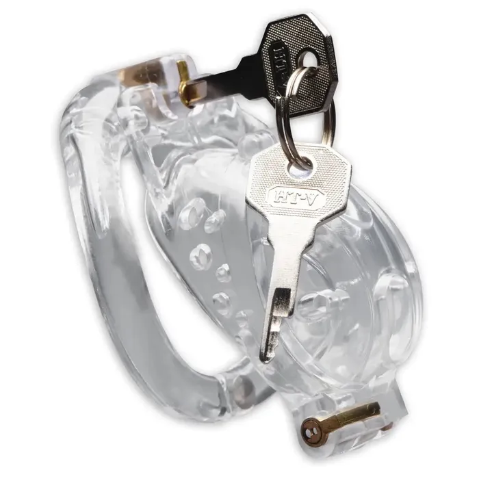 Male Sex Toys Master Series Lockdown Customizable Chastity Cage