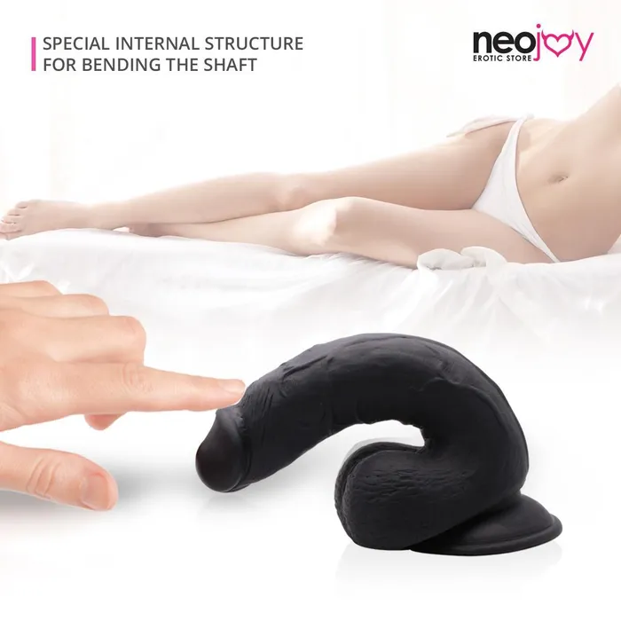 Neojoy Anal Neojoy Curvy Willy Dildo Black 2134cm 84 inch
