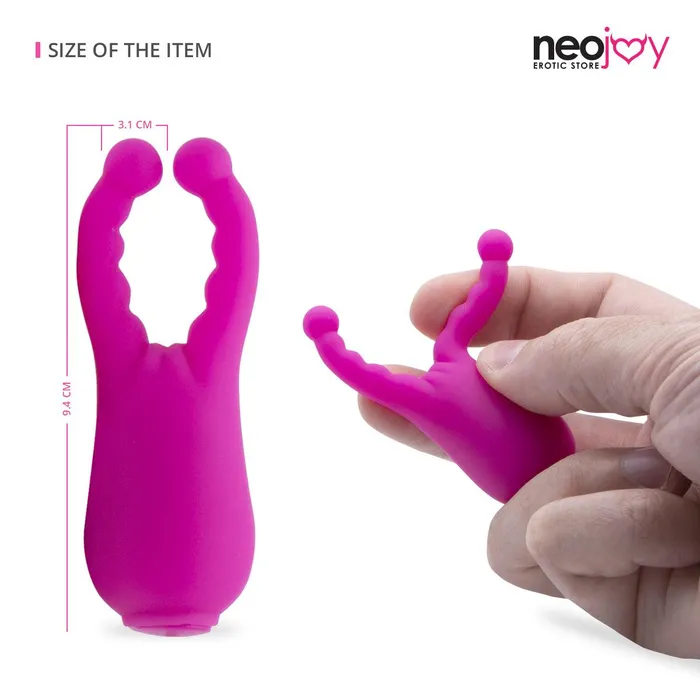 Neojoy Vibrators Neojoy Multi Vibes Silicone Clitoral Vibrator 10Speed Functions Purple
