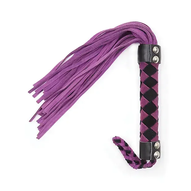 Plesur Restraints Plesur 155 in Leather Flogger Plesur Restraints Plesur 155 in Leather Flogger