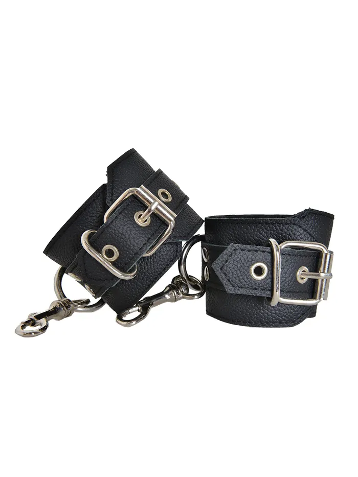 Restraints HonourSkintwocom Matte Leather Fur Lined Wrist Cuffs Black Restraints HonourSkintwocom Matte Leather Fur Lined Wrist Cuffs Black