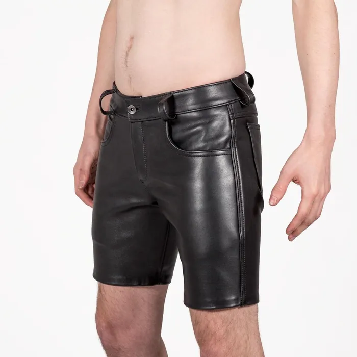 Rufstok Restraints Aubrac Leather Shorts Made to Order Rufstok Restraints Aubrac Leather Shorts Made to Order