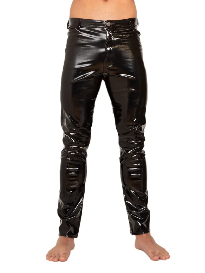 Secret Sale PVC Straight Cut Jeans HonourSkintwocom Female Sex Toys
