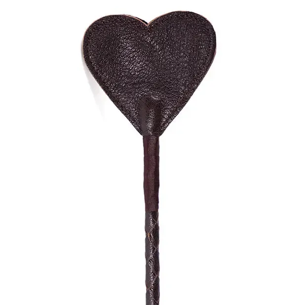 Spartacus Restraints Spartacus Heart Crop Brown Leather Spartacus Restraints Spartacus Heart Crop Brown Leather