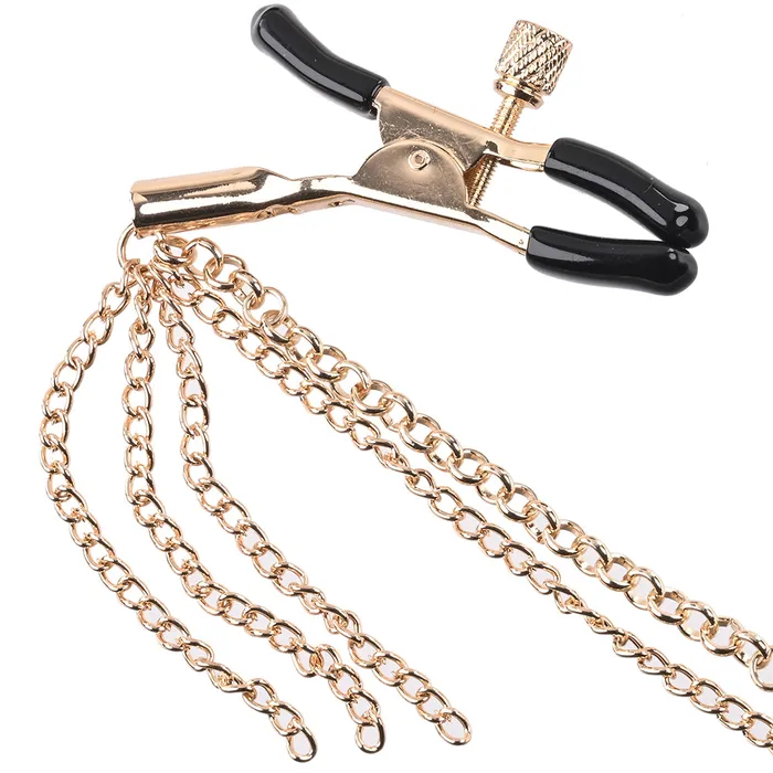Sportsheets Nipple Clitoral Toys Sincerely Amber Chained Nipple Clamps Sportsheets Nipple Clitoral Toys Sincerely Amber Chained Nipple Clamps