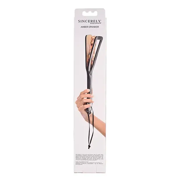Sportsheets Vibrators Sincerely Sportsheets Amber Layered Spanker Tortoiseshell Sportsheets Vibrators Sincerely Sportsheets Amber Layered Spanker Tortoiseshell