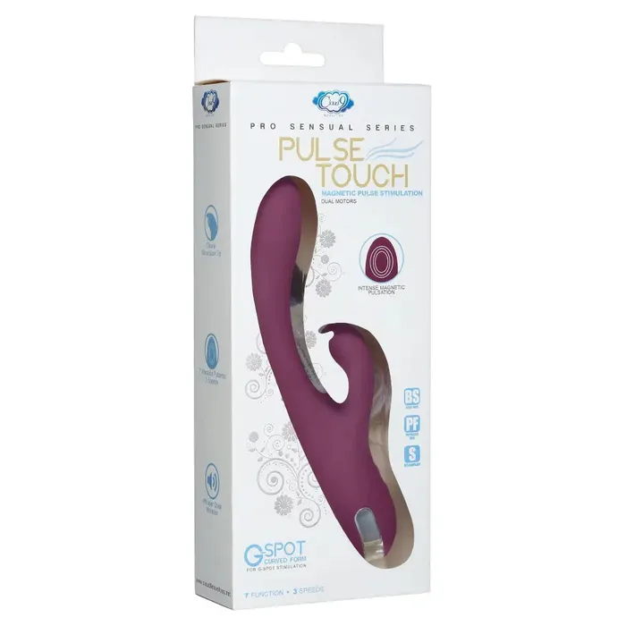 Vibrators Cloud 9 Novelties Cloud 9 Pro Sensual Series Pulse Touch Rabbit G Plum Vibrators Cloud 9 Novelties Cloud 9 Pro Sensual Series Pulse Touch Rabbit G Plum